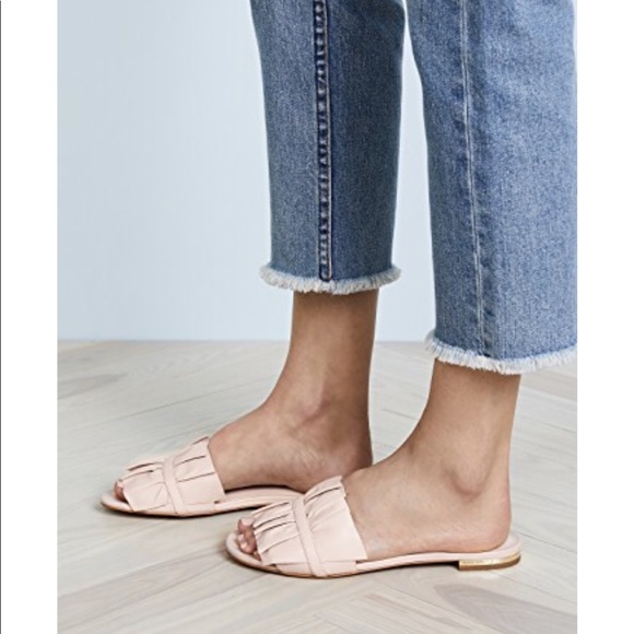 Michael Kors Bella ruffle slide - Picture 5 of 7
